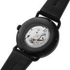 Emporio Armani Aviator AR60028 Meccanico Automatic Black Leather Watch