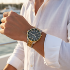 Emporio Armani Diver AR11361 Two-Tone Green Dial Watch