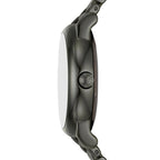 Emporio Armani Luigi AR60029 Meccanico Skeleton Gunmetal & Blue Watch