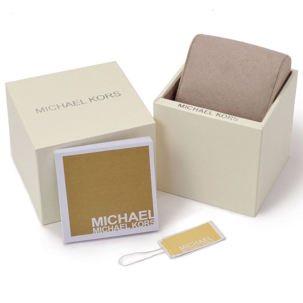 Michael Kors Brynn MK7318 Rose Gold Watch with Oversized MK Logo Dial