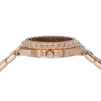 Michael Kors Lennox MK7396 Rose Gold Watch with Vibrant Fuchsia Dial