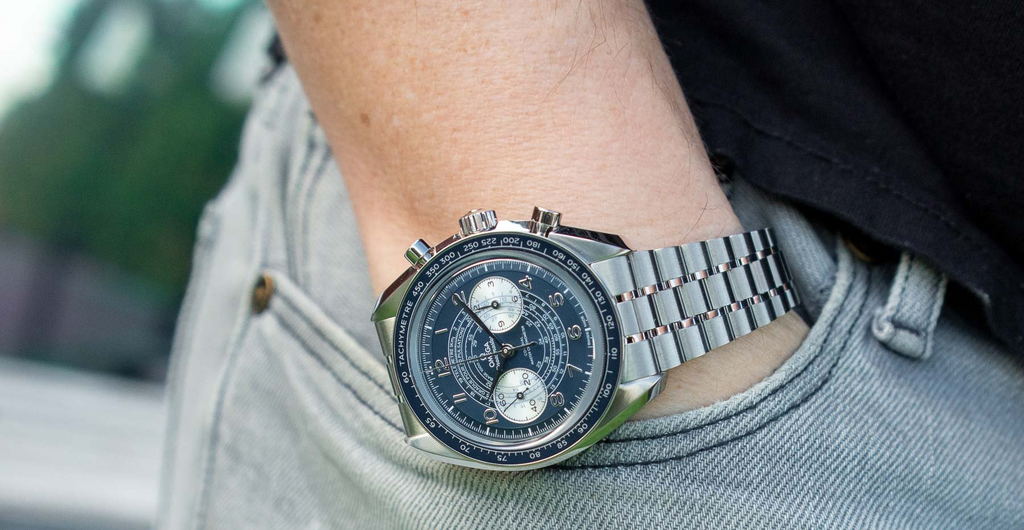 Omega Speedmaster Chronoscope Blue Dial