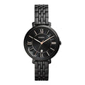 Fossil Jacqueline ES3614 Three-Hand Black Stainless Steel Women's Watch