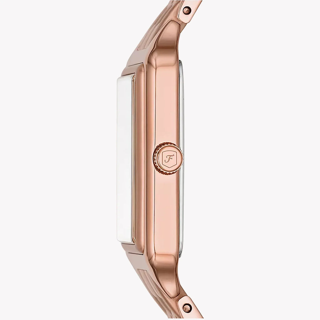 Fossil Raquel ES5271 Three-Hand Rose Gold-Tone Stainless Steel Women's Watch