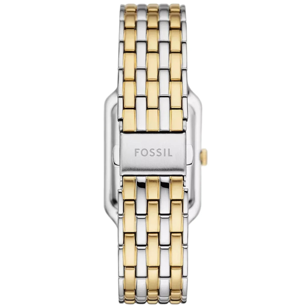 Fossil Raquel ES5305 Three-Hand Mother of Pearl Two-Tone Stainless Steel Women's Watch