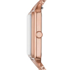 Fossil Raquel ES5323 Three-Hand Brown Mother of Pearl Rose Gold-Tone Stainless Steel Women's Watch