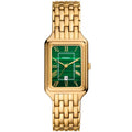 Fossil Raquel ES5341 Three-Hand Green Dial Gold-Tone Stainless Steel Women's Watch