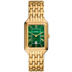 Fossil Raquel ES5341 Three-Hand Green Dial Gold-Tone Stainless Steel Women's Watch