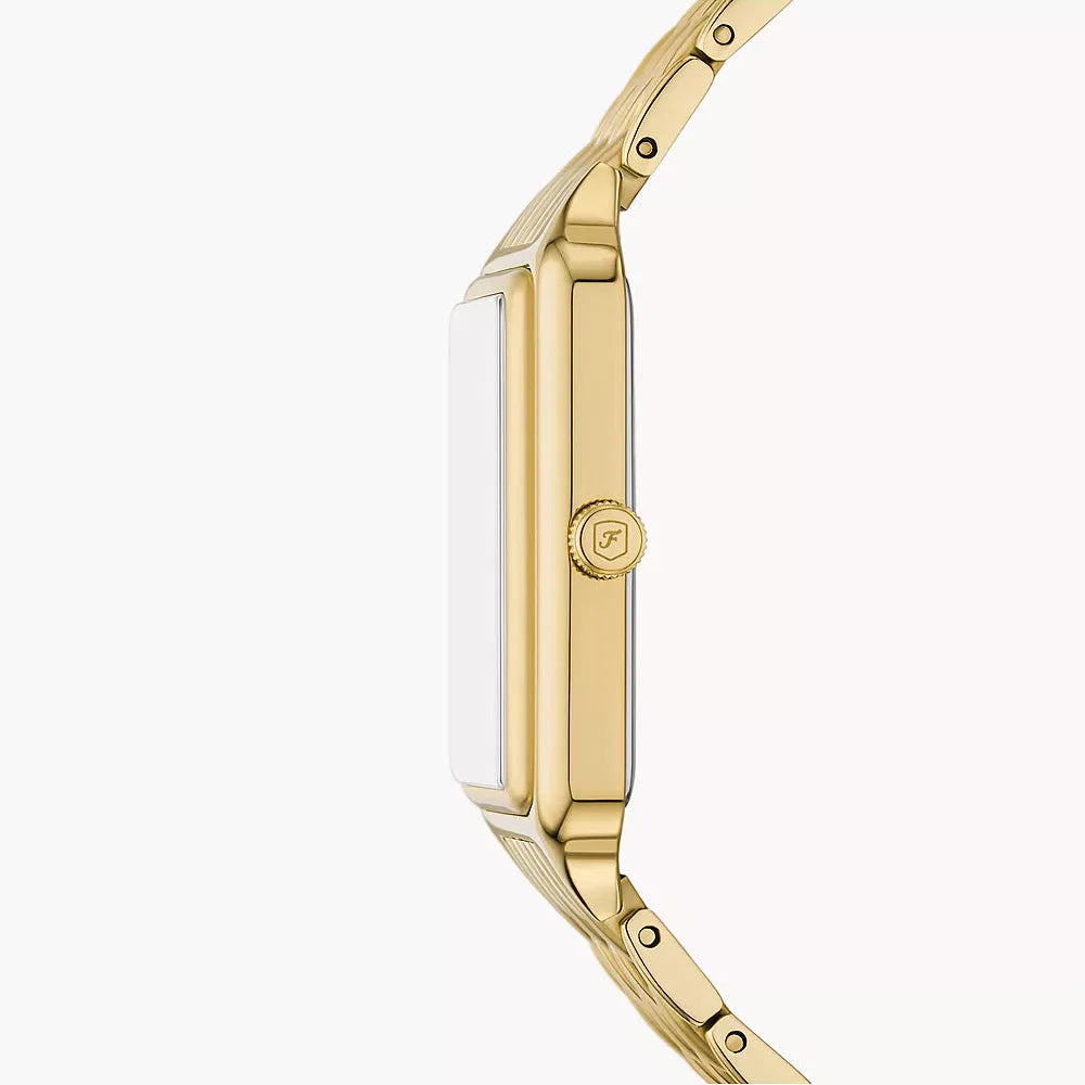 Fossil Raquel ES5398 Sun & Moon Mother of Pearl Gold-Tone Stainless Steel Women's Watch