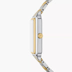 Fossil Raquel ES5399 Sun & Moon Mother of Pearl Two-Tone Stainless Steel Women's Watch