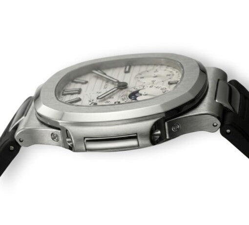 Patek Philippe Nautilus watch silver-white dial