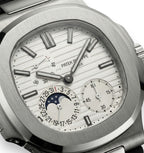 Patek Philippe Nautilus watch silver-white dial