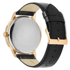 Guess Delancy W0870G2 Rose Gold Case Silver Dial Black Leather Watch