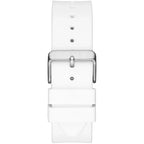 Guess Phoenix GW0203G2 White Rubber Case Skeleton Dial Rubber Strap Men's Watch