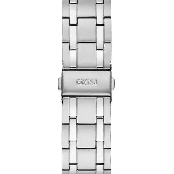 Guess Horizon W0379G1 Silver Tone Black Dial Chronograph Look Watch