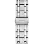Guess Horizon W0379G1 Silver Tone Black Dial Chronograph Look Watch