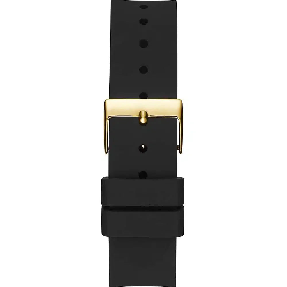 Guess Lady Frontier W1160L1 Gold & Black Rubber Watch