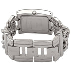 Guess Mod Heavy Metal W1117L1 Silver Tone Chain Bracelet Rectangular Watch