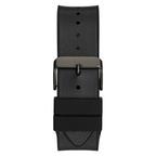 Guess Phoenix Lion Head GW0595G2 Black Case Blue Lion Black Silicone Watch