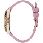 Guess Limelight W1053L3 Multi-Function Pink Dial Women's Pink Rubber Watch