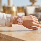 Guess Limelight W1053L3 Multi-Function Pink Dial Women's Pink Rubber Watch