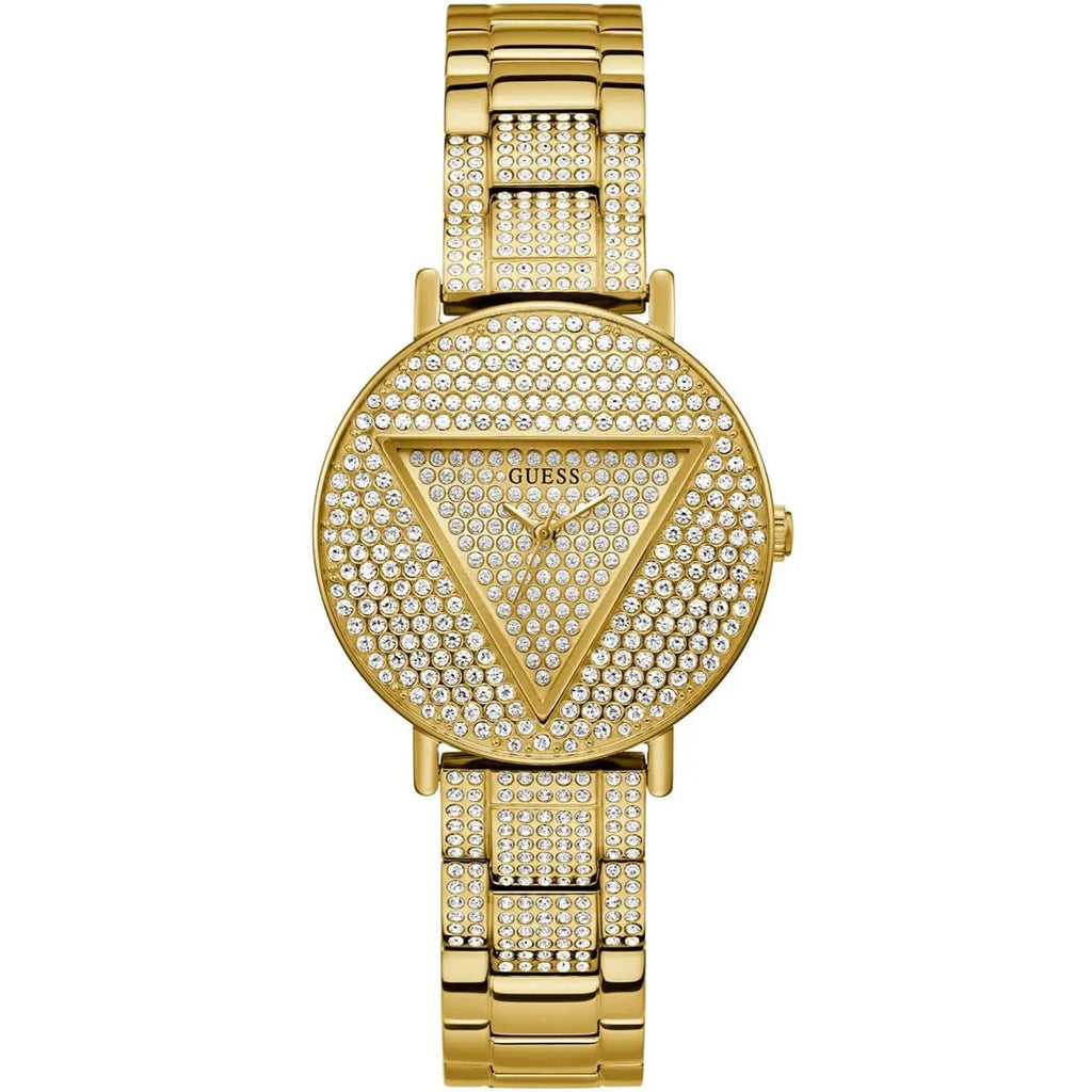 Guess Trend GW0512L2 Gold Case Full Crystal Dial Gold Metal Women's Watch