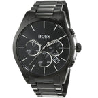 Hugo Boss Onyx 1513365 Chronograph Black Dial Men's Black Metal Watch