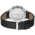 Hugo Boss Cloud 1514014 Men's Grey Dial Watch Black Leather