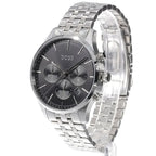 Hugo Boss Avery 1514157 Men's Silver Steel Watch Black Dial