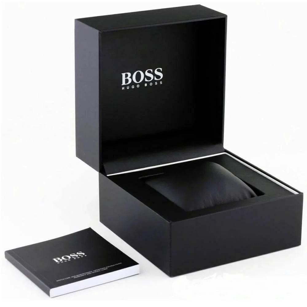 Hugo Boss Candor 1514223 Men's Grey Steel Watch with Blue Dial