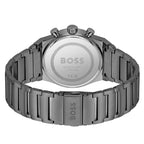 Hugo Boss Candor 1514223 Men's Grey Steel Watch with Blue Dial