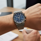 Hugo Boss Candor 1514223 Men's Grey Steel Watch with Blue Dial