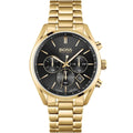 Hugo Boss Champion 1513848 Gold-Tone Black Dial Chronograph Men's Watch