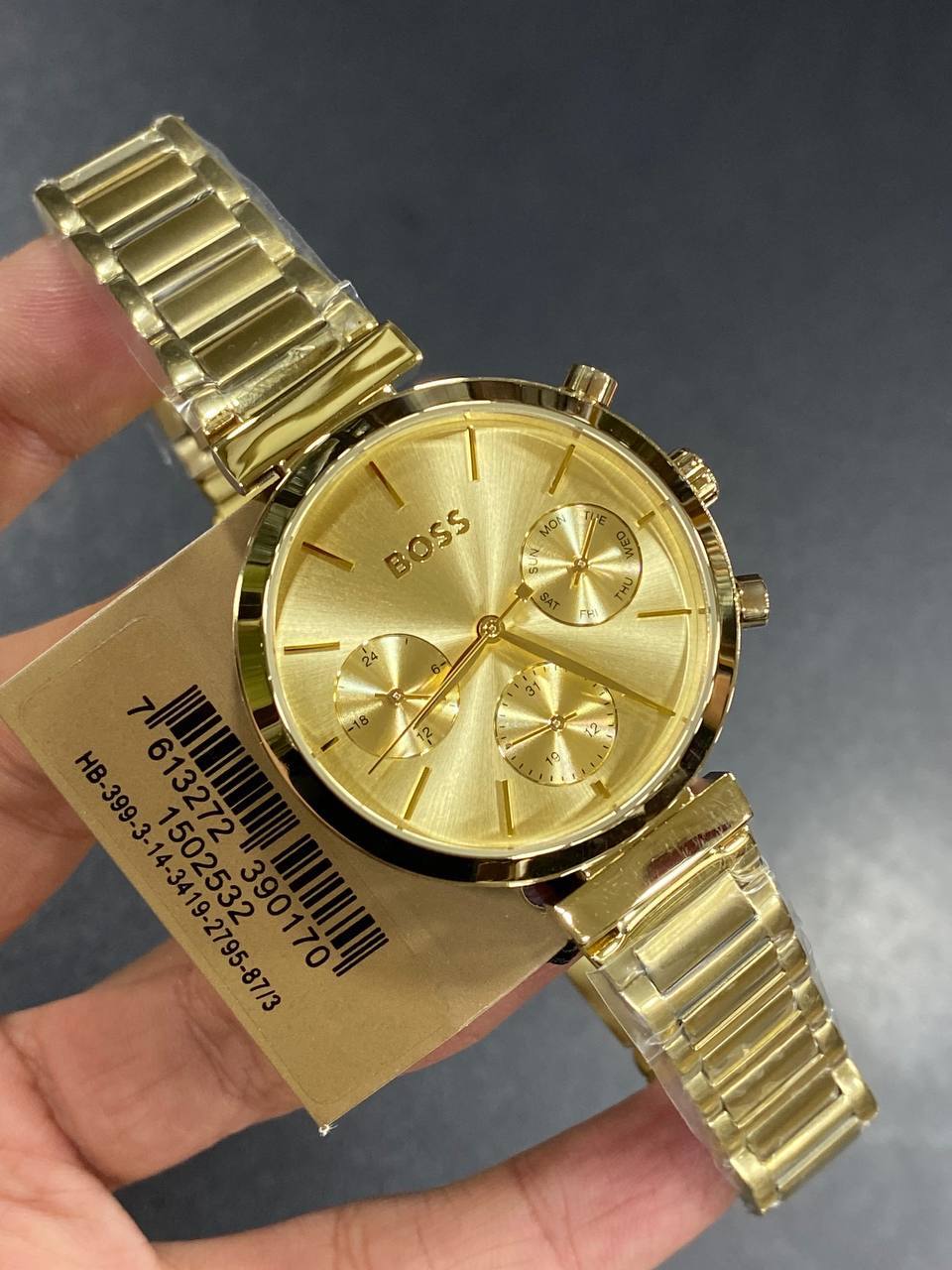 Original Hugo Boss Majesty Women's Watch - Full Gold Steel (1502532)