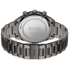 Hugo Boss Santiago 1513863 Grey IP Blue Dial Chronograph Men's Watch