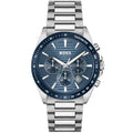 Hugo Boss Strike 1514240 Silver-Tone Blue Dial Chronograph Men's Watch