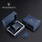 Maserati Triconic R8873639002 Silver-Tone Black Racing Dial Men's Watch