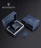 Maserati Triconic R8873639003 Men's Full Black & Rose Gold Chronograph Watch