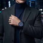 Michael Kors Hutton MK9088 Chronograph All-Navy Blue Stainless Steel Men's Watch