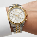 Michael Kors Lexington MK8344 Two-Tone Chronograph Watch