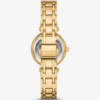 Michael Kors Lennox MK01083 Gold-Tone White Mother of Pearl Women's Watch