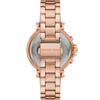 Michael Kors Raquel MK4688 Rose Gold-Tone Chronograph Geometric Case Women's Watch