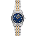 Michael Kors Lexington Mini MK4865 Two-Tone Navy Blue Pearl Dial Watch