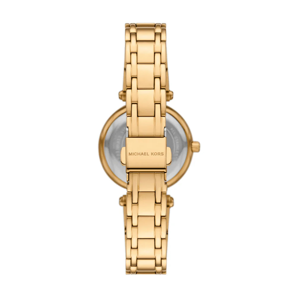 Michael Kors Lennox MK4892 Gold-Tone Green Mother of Pearl Women's Watch