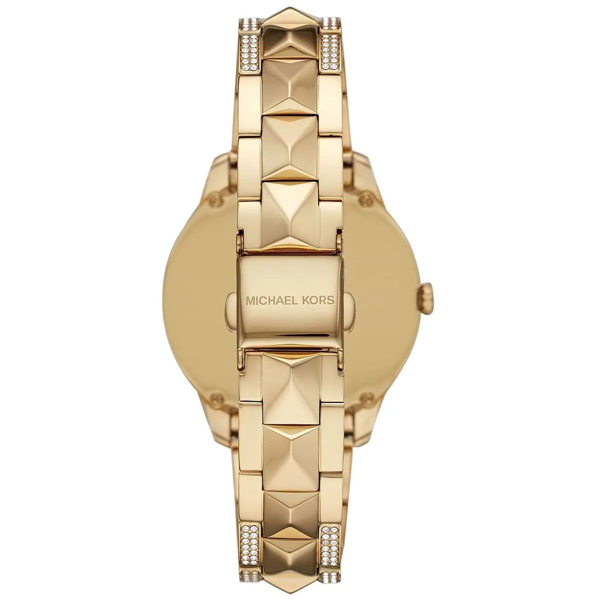Michael Kors Runway Mercer MK6715 Gold-Tone Full Pavé Crystal Women's Watch