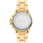Michael Kors Everest MK7212 Gold-Tone Baguette Crystal Bezel Women's Watch