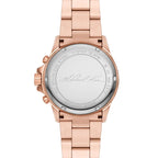 Michael Kors Everest MK7213 Rose Gold Tone Baguette Crystal Bezel Women's Watch