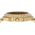 Michael Kors Lennox MK7394 Gold-Tone Watch with Pavé Leopard Print Dial