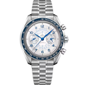Omega Speedmaster Chronoscope 43MM Silver Dial Steel Bracelet