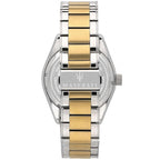 Maserati Traguardo R8823112003 Two-Tone Gold White Open Heart Automatic Men's Watch